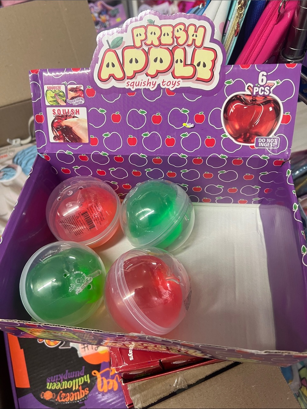 Squishy Toys - Green & Red